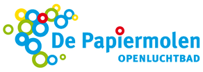 Logo De Papiermolen, openluchtbad in Groningen